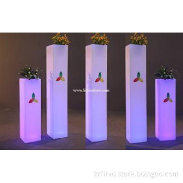 Waterproof LED Pillar / flower pot for events decorations ,